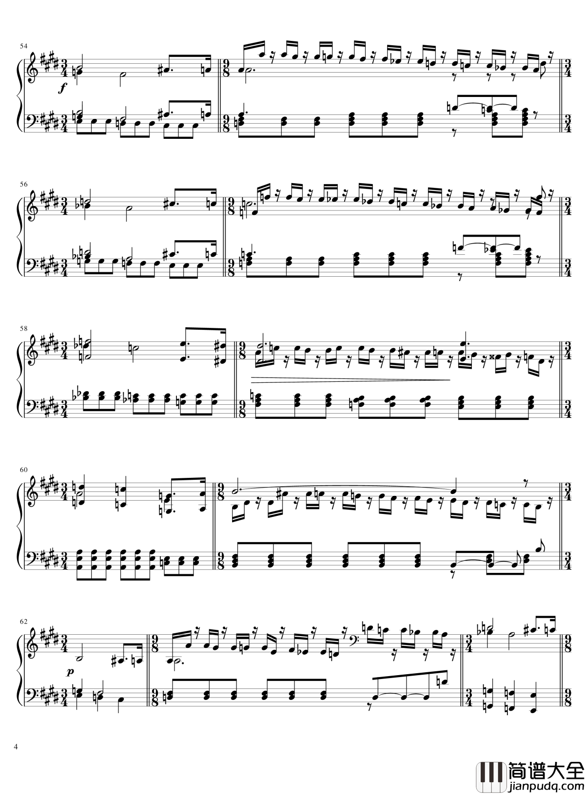 唐怀瑟钢琴谱_Tannhuser_李斯特