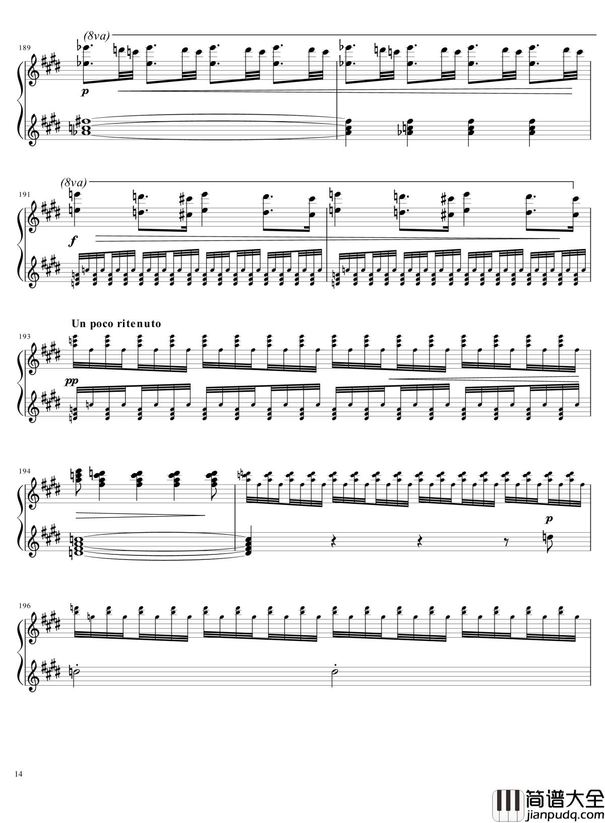 唐怀瑟钢琴谱_Tannhuser_李斯特