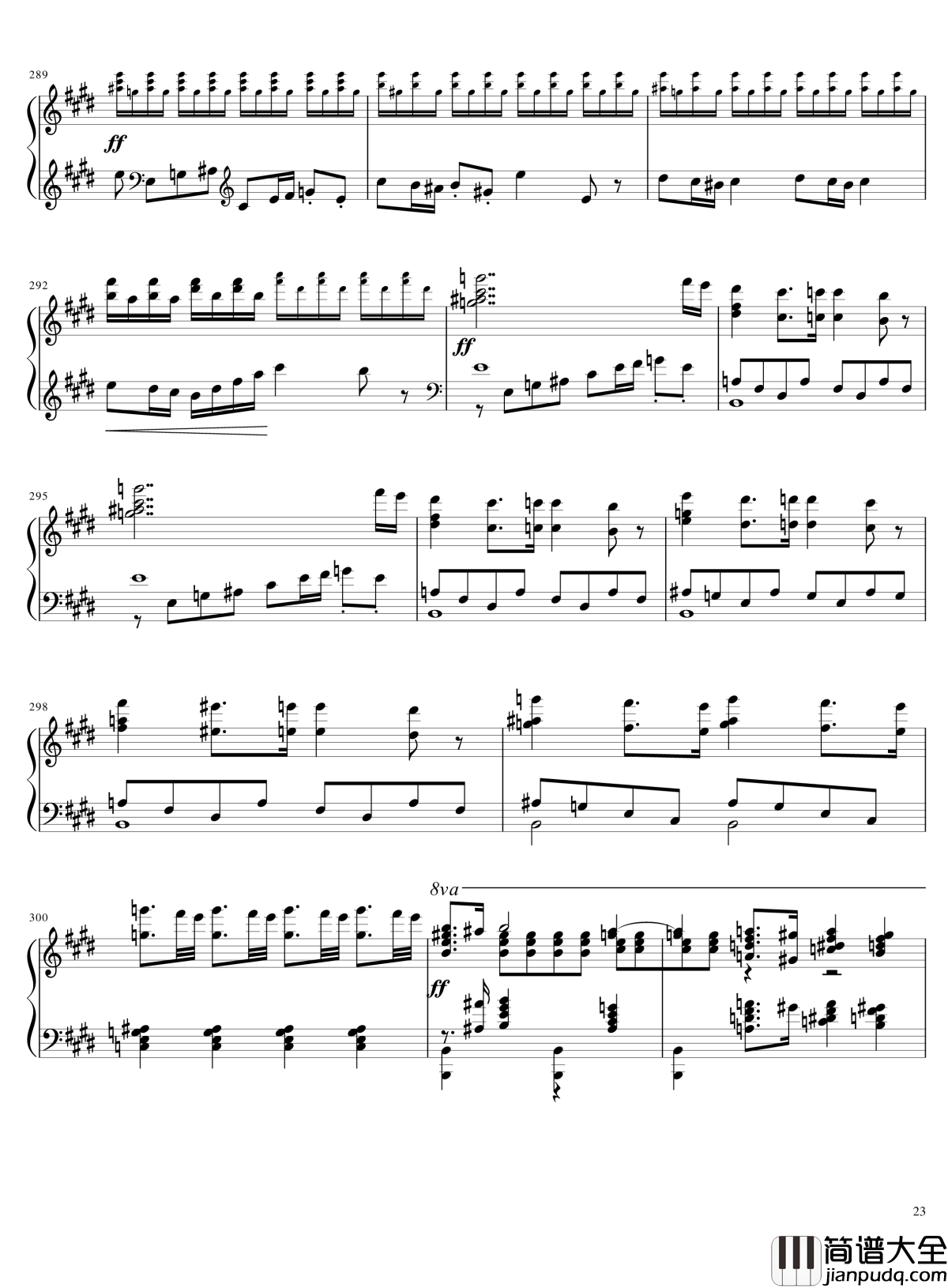 唐怀瑟钢琴谱_Tannhuser_李斯特