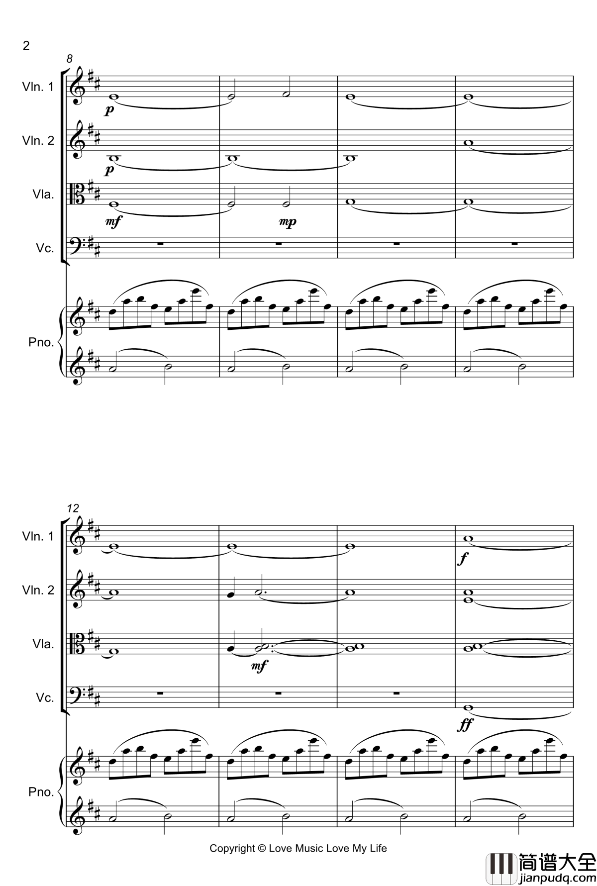 OST_はじめての_東京钢琴谱_你的名字