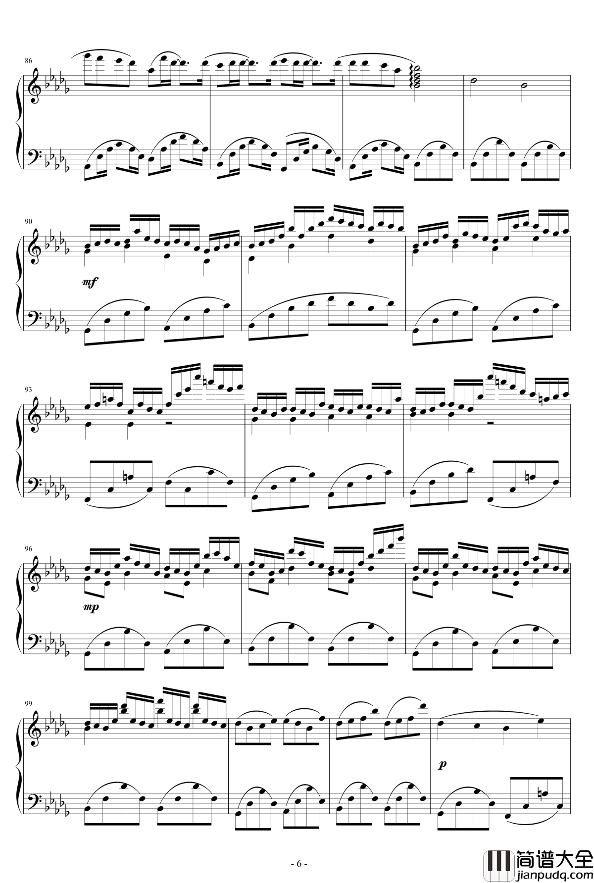 风の语钢琴谱_原创_白shiro