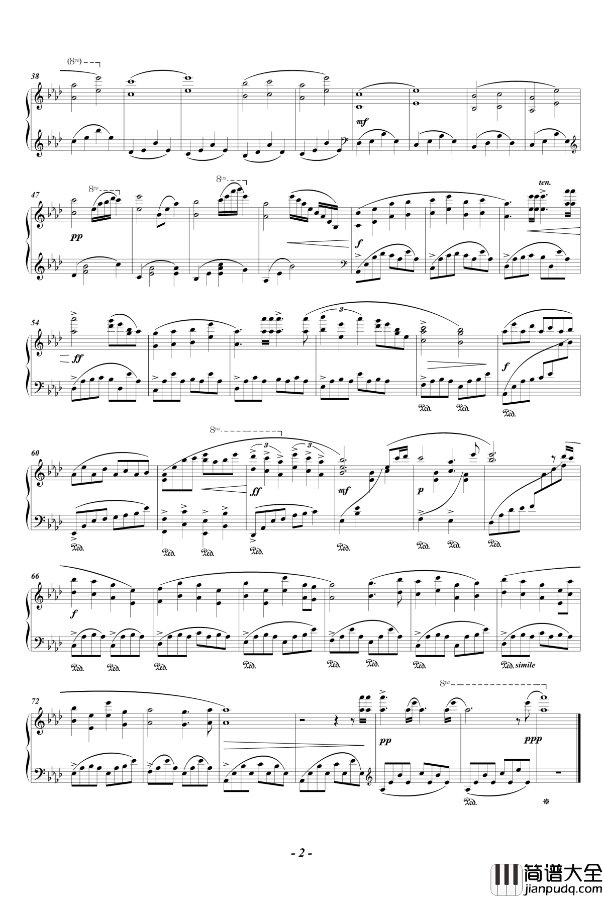 Ephemeral钢琴谱_Deemo