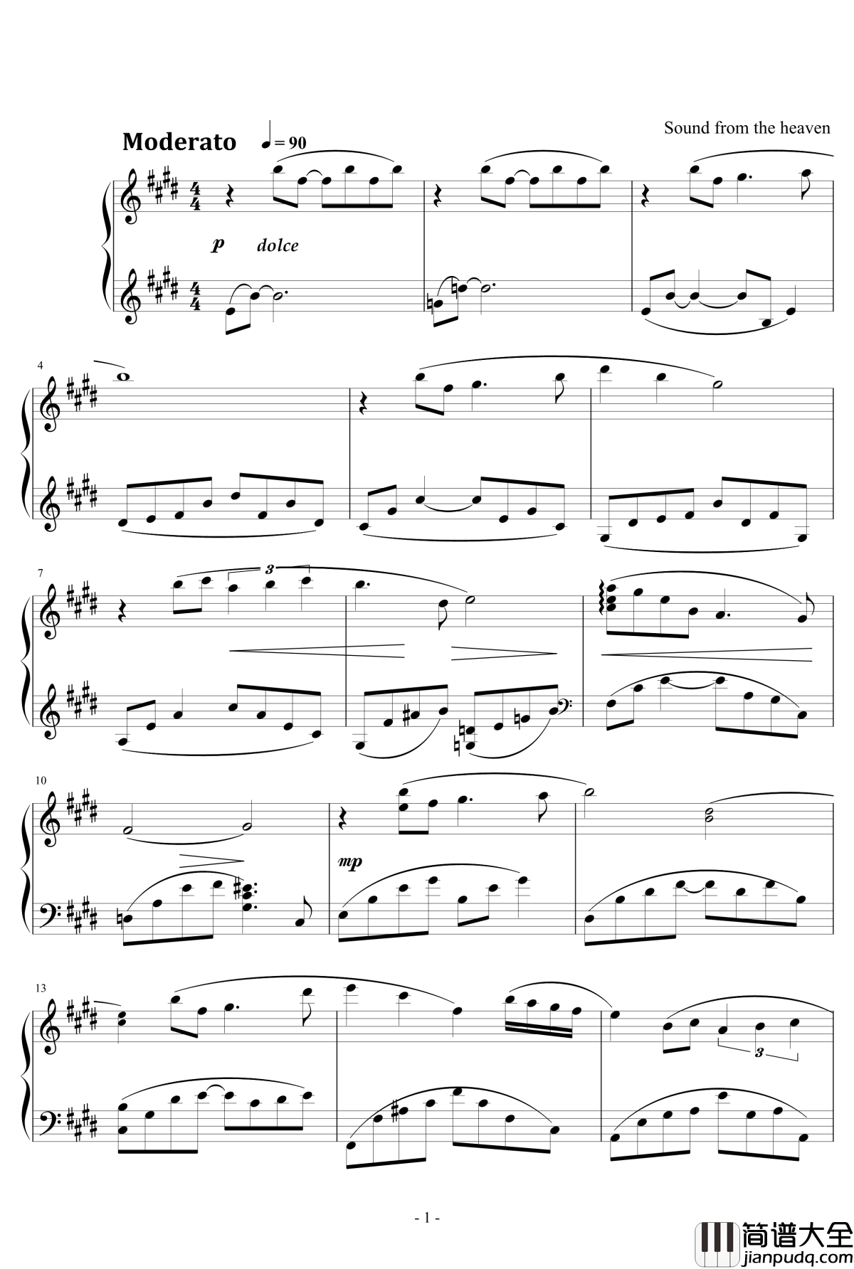 那年初夏钢琴谱_天籁传声