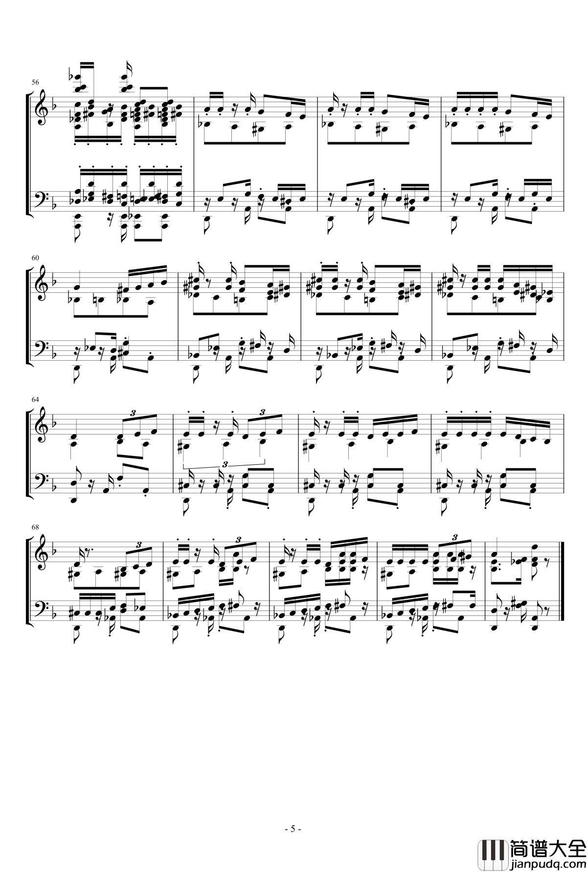 3.6分之曲钢琴谱_清代皇帝