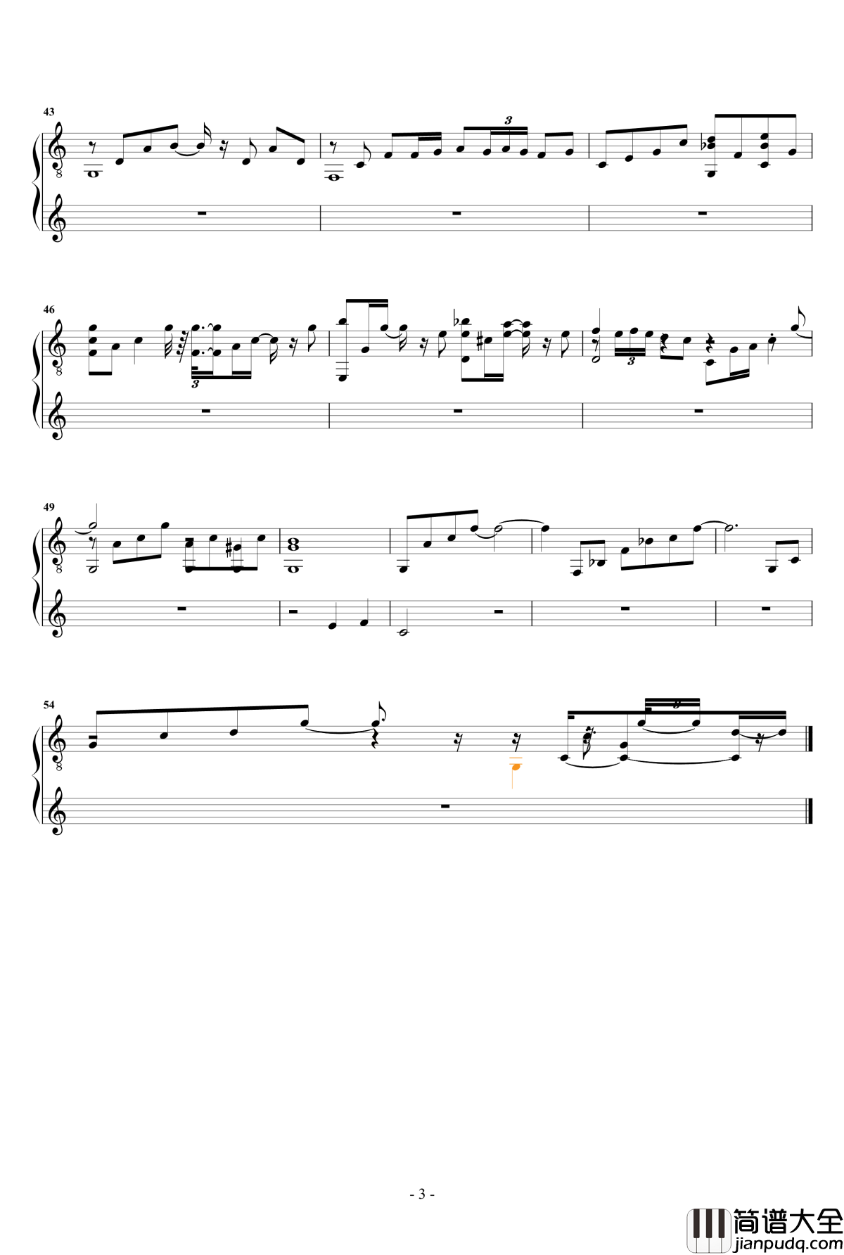 会不会钢琴谱_陈绮贞