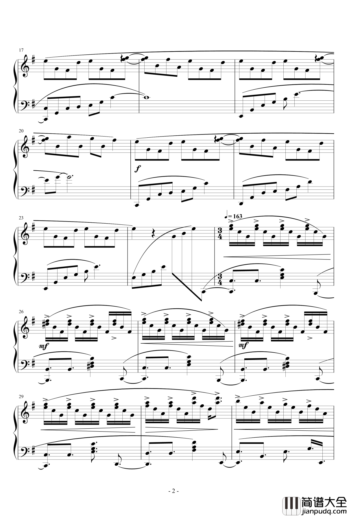 幻想游戏_永_旅人1969钢琴谱_触手猴