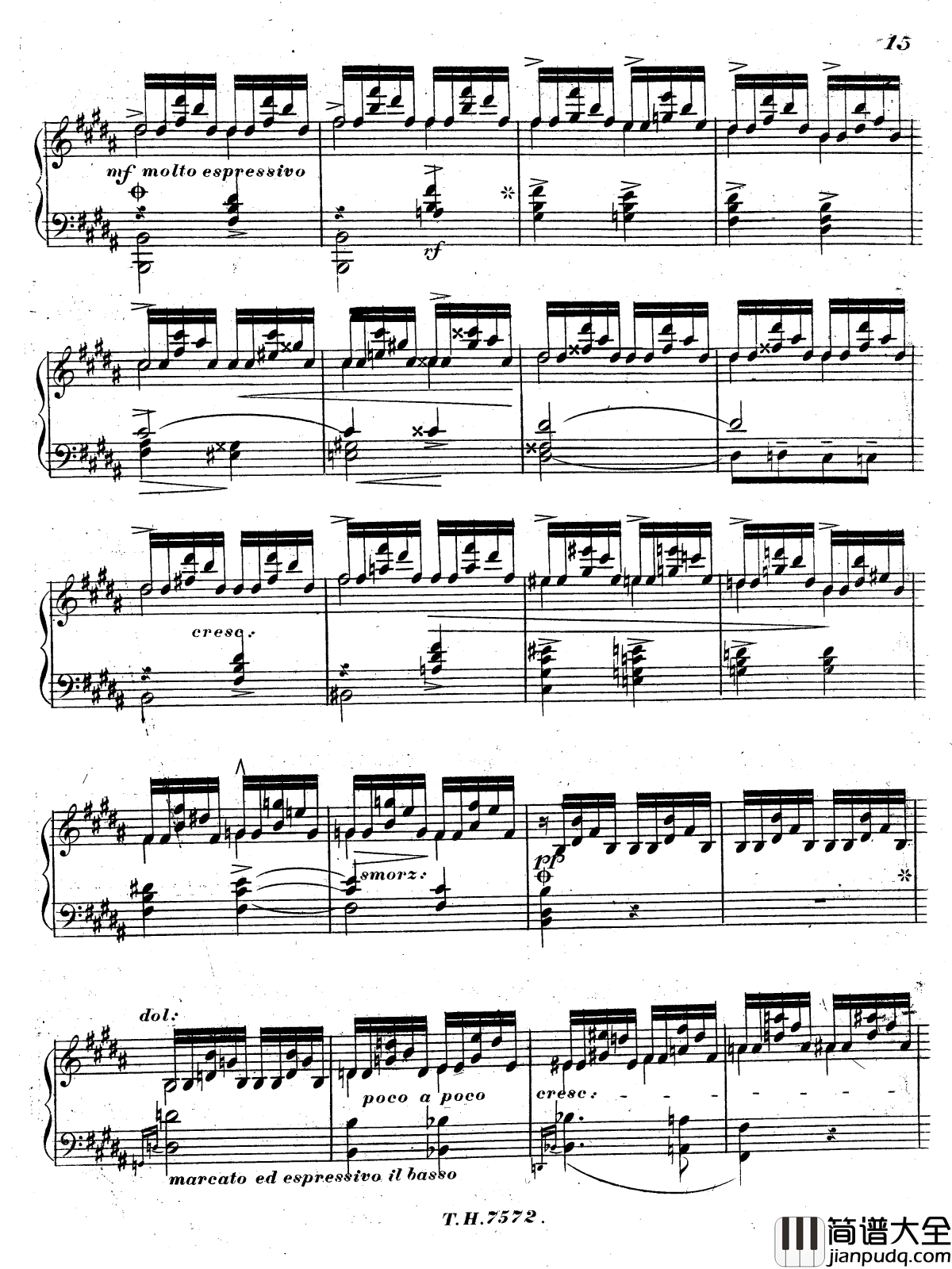 西班牙走私犯回旋曲S.252钢琴谱_李斯特