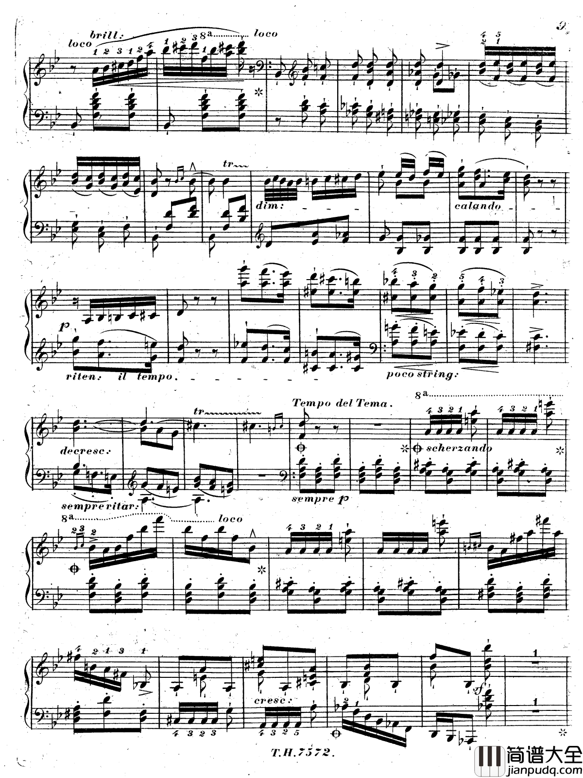 西班牙走私犯回旋曲S.252钢琴谱_李斯特