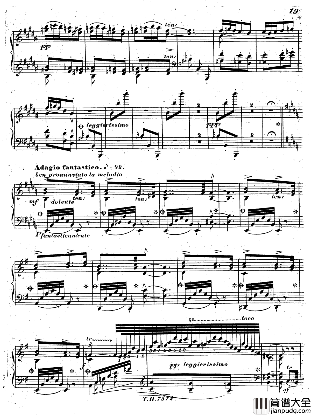 西班牙走私犯回旋曲S.252钢琴谱_李斯特