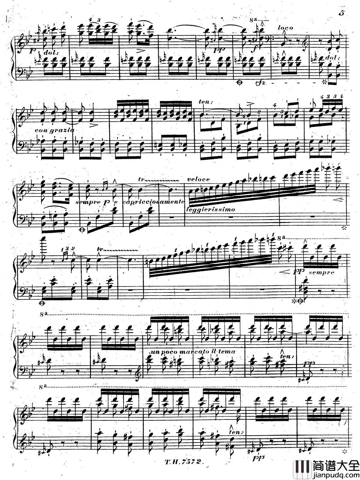 西班牙走私犯回旋曲S.252钢琴谱_李斯特