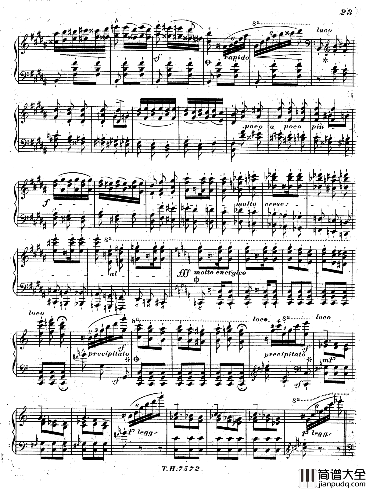 西班牙走私犯回旋曲S.252钢琴谱_李斯特