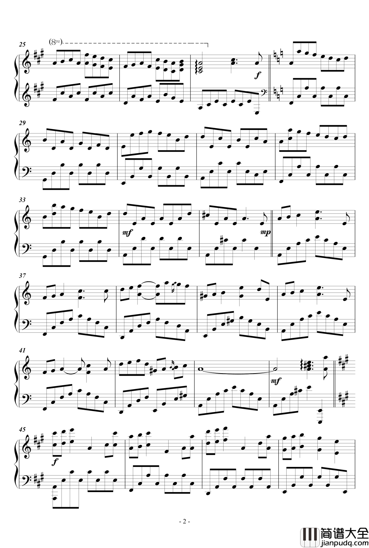 冬日_暖阳钢琴谱_なぞなぞ