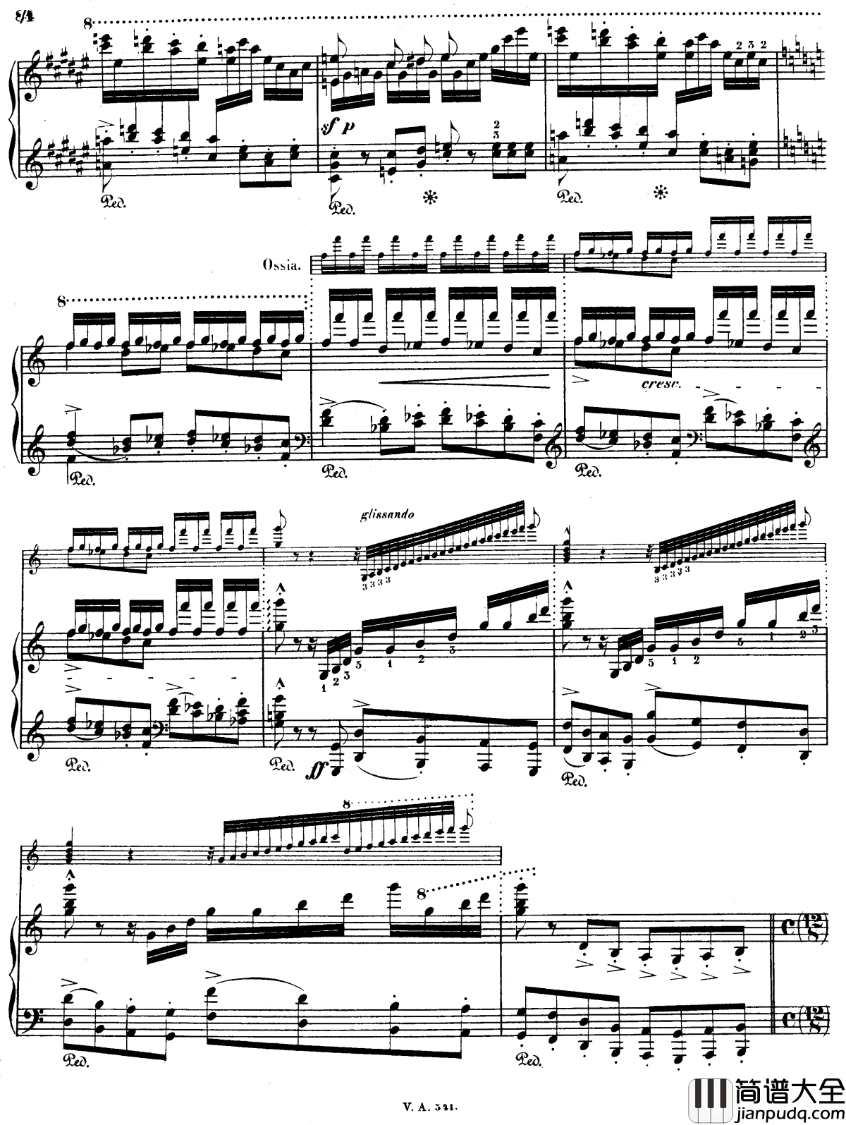 第三交响诗前奏曲钢琴谱_李斯特