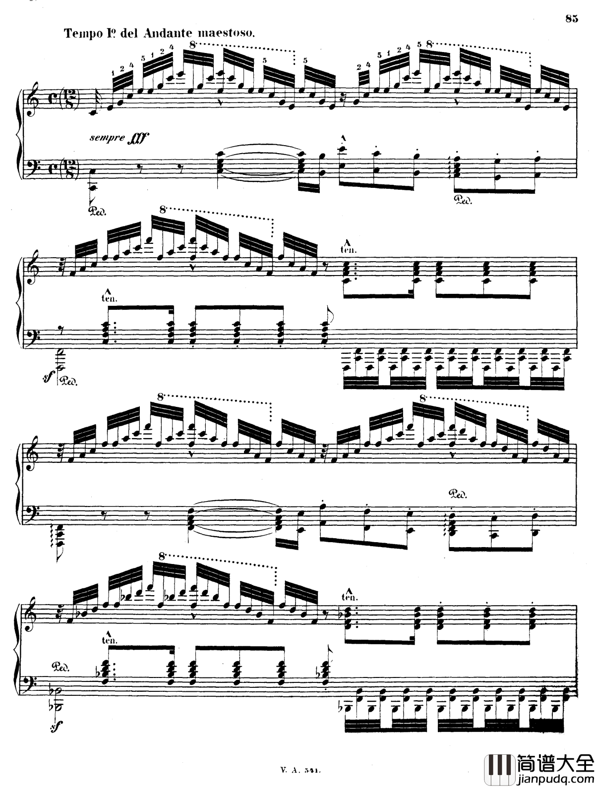 第三交响诗前奏曲钢琴谱_李斯特