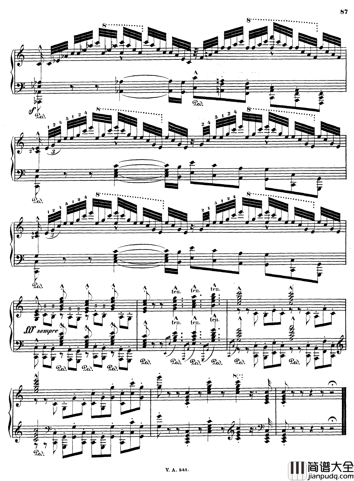 第三交响诗前奏曲钢琴谱_李斯特