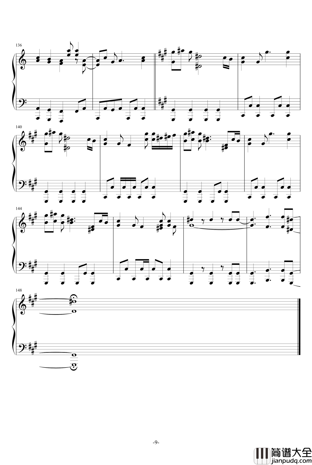 輝夜の城で踊りたい钢琴谱_Lovelive!