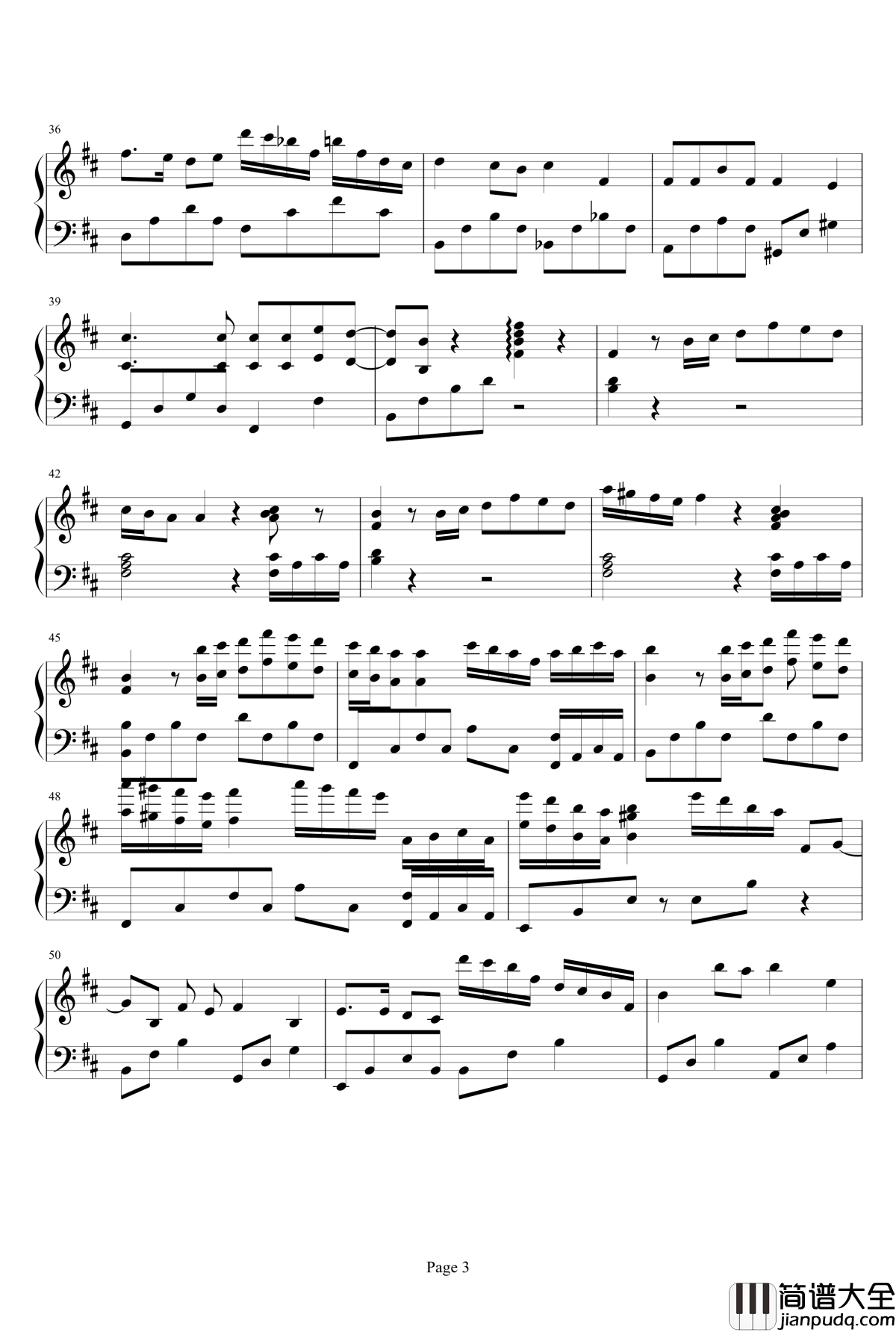 相思风雨中钢琴独奏曲钢琴谱__张学友