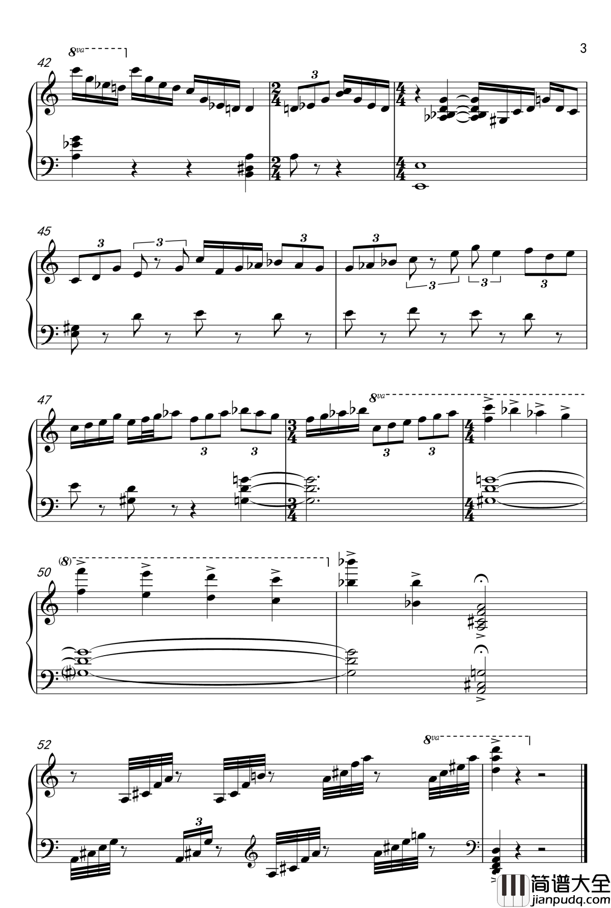 mia&sebastian‘s_theme钢琴谱_La_La_Land