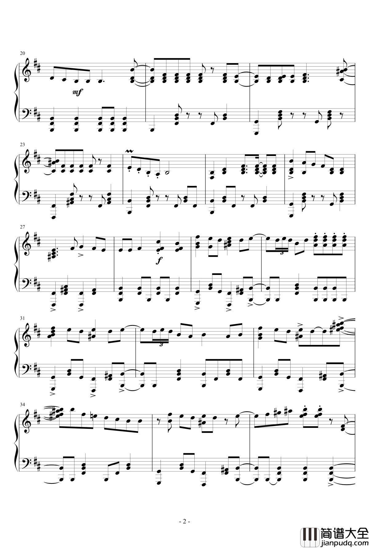 _Panda_hero钢琴谱_触手猴