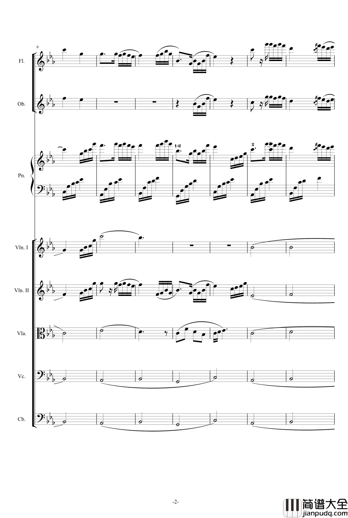 夜的钢琴曲五钢琴谱_乐队版_石进