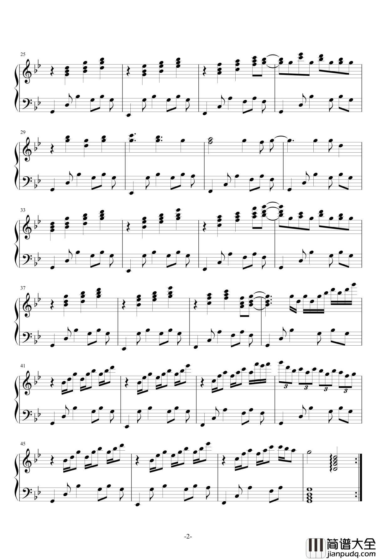 遍参钢琴谱_东方萃梦想