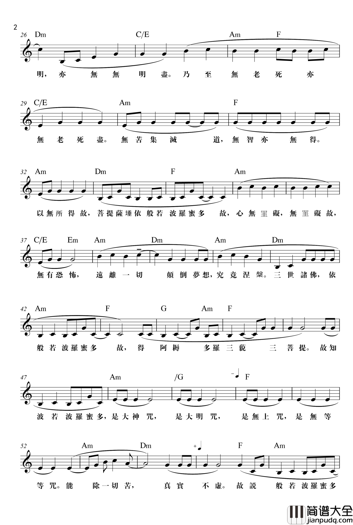 New_Age心经钢琴谱_ID_temp