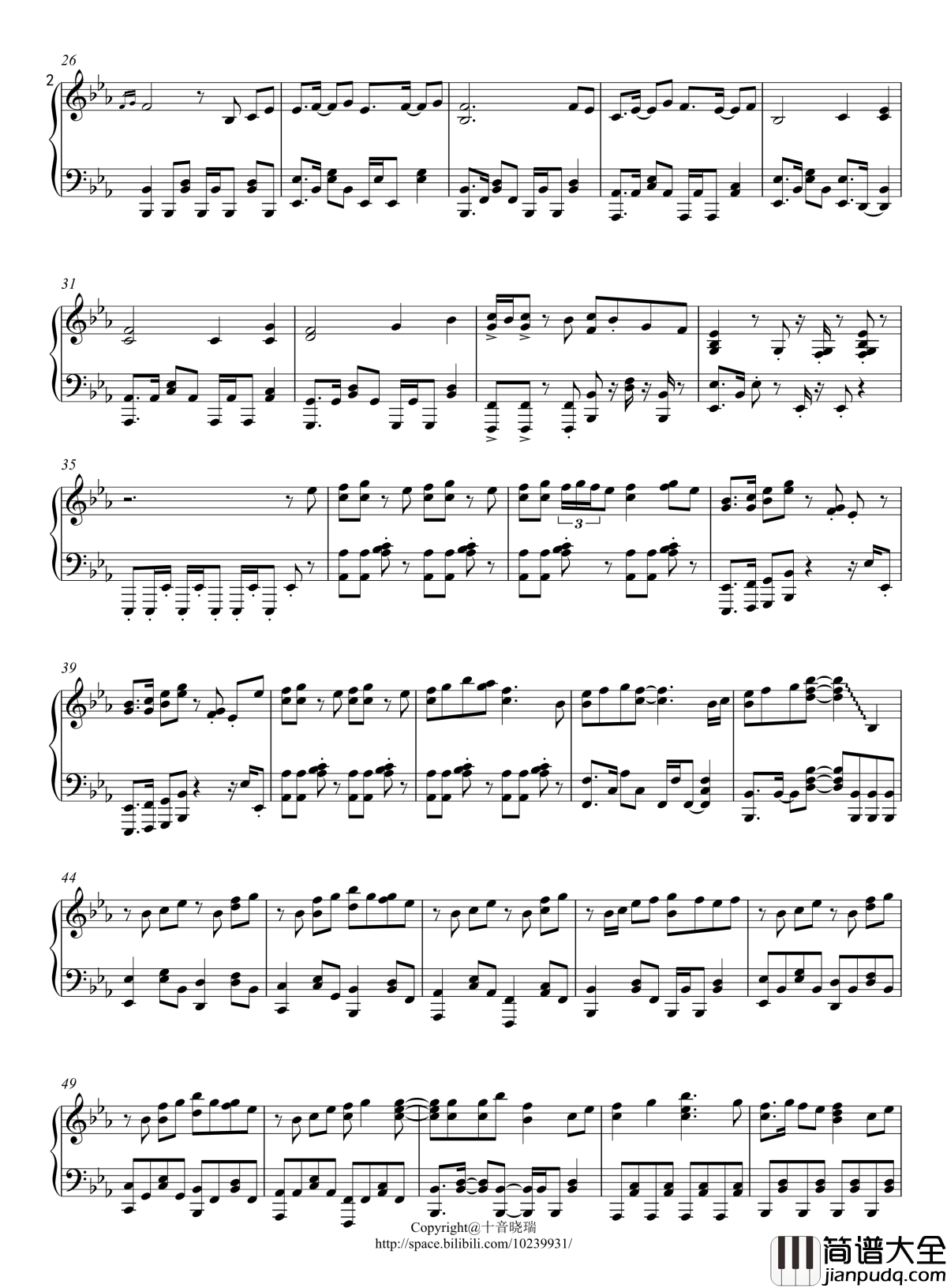 春意红包钢琴谱_泠鸢yousa