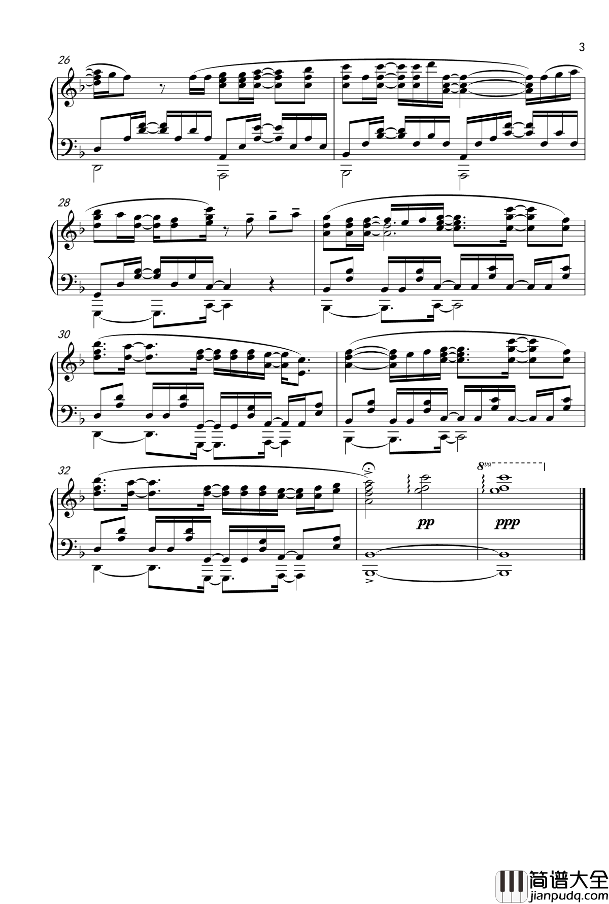 OP_Over_the_Testament_钢琴谱_Ver.5_新妹魔王的契约者