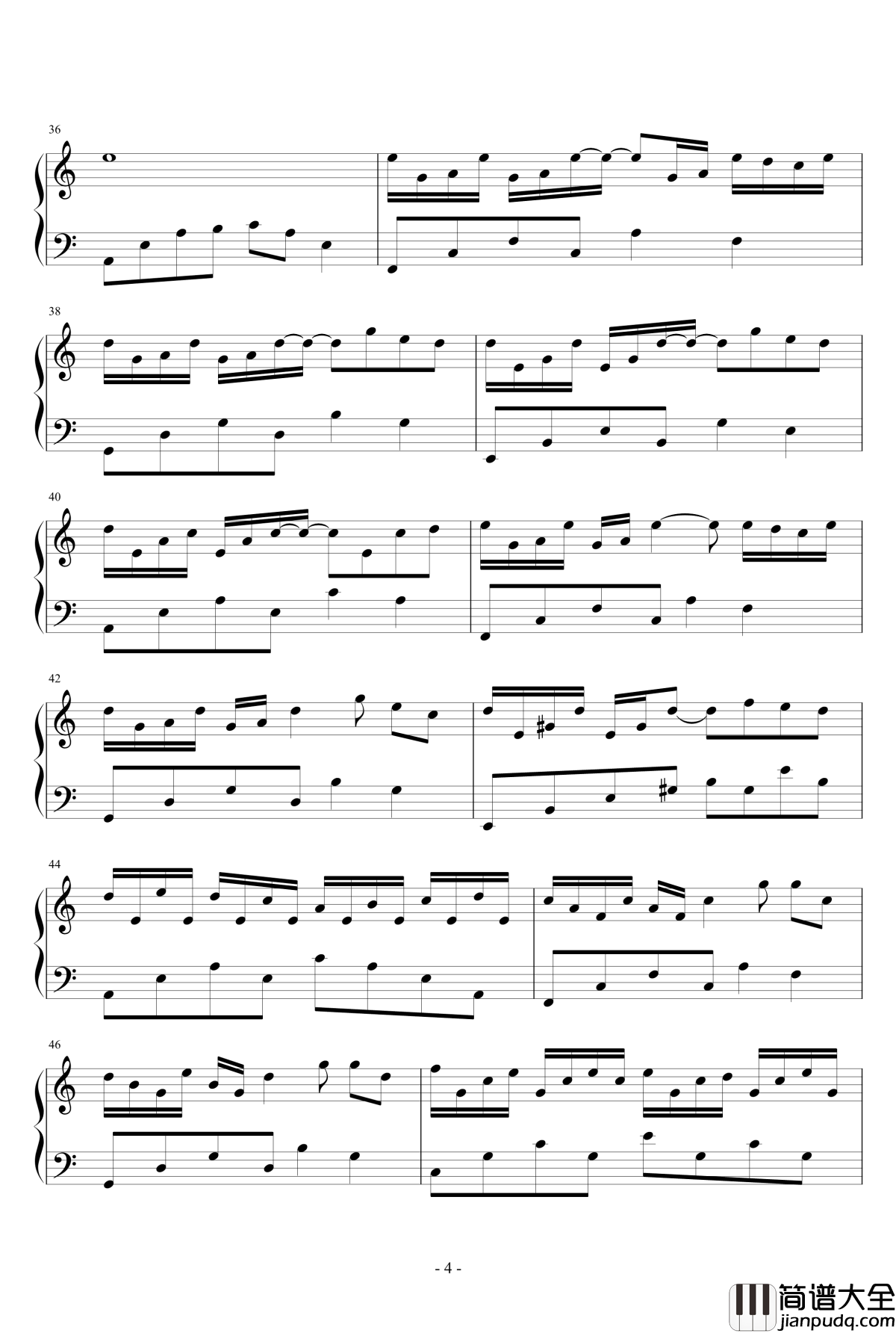 秋末钢琴谱_lixiang&amp_039_spiano