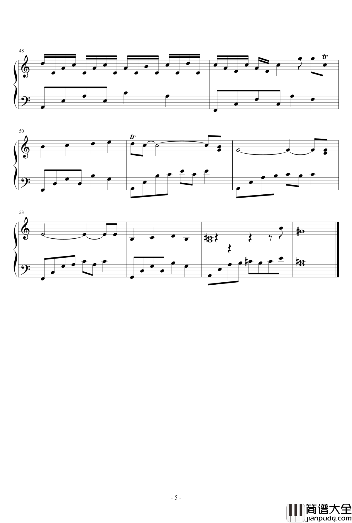 秋末钢琴谱_lixiang&amp_039_spiano