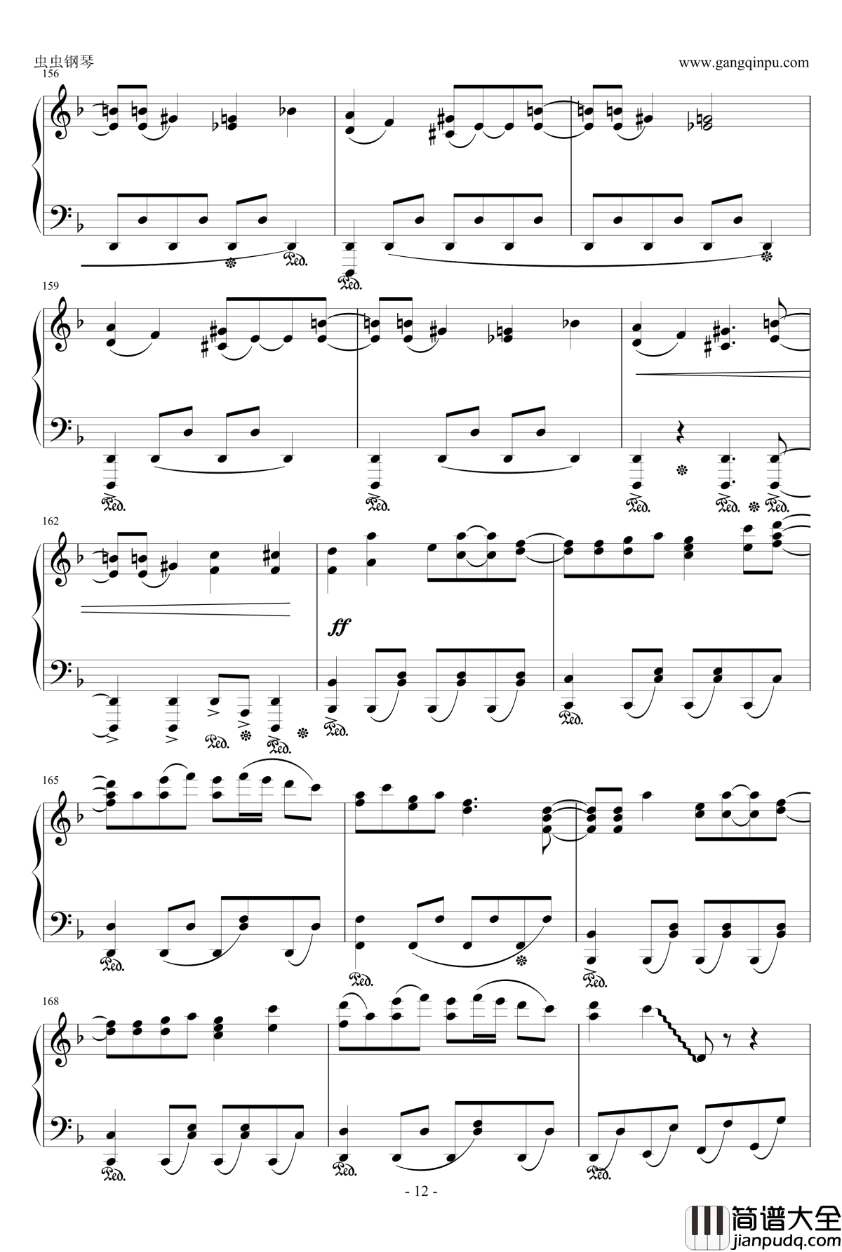 Night_of_knights钢琴谱_触手猴