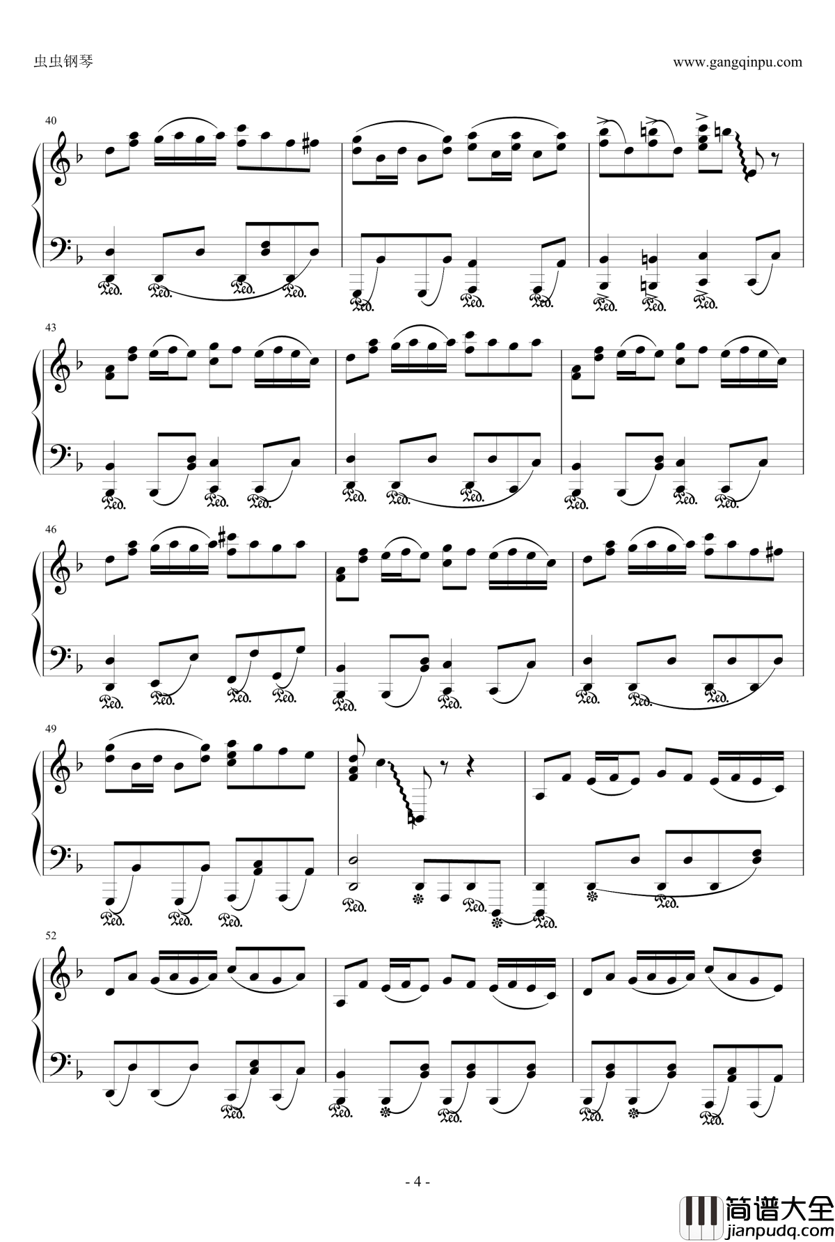 Night_of_knights钢琴谱_触手猴