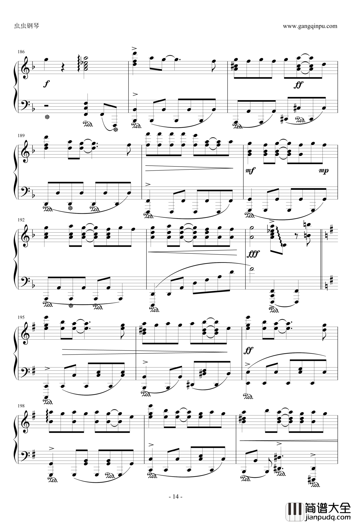 Night_of_knights钢琴谱_触手猴