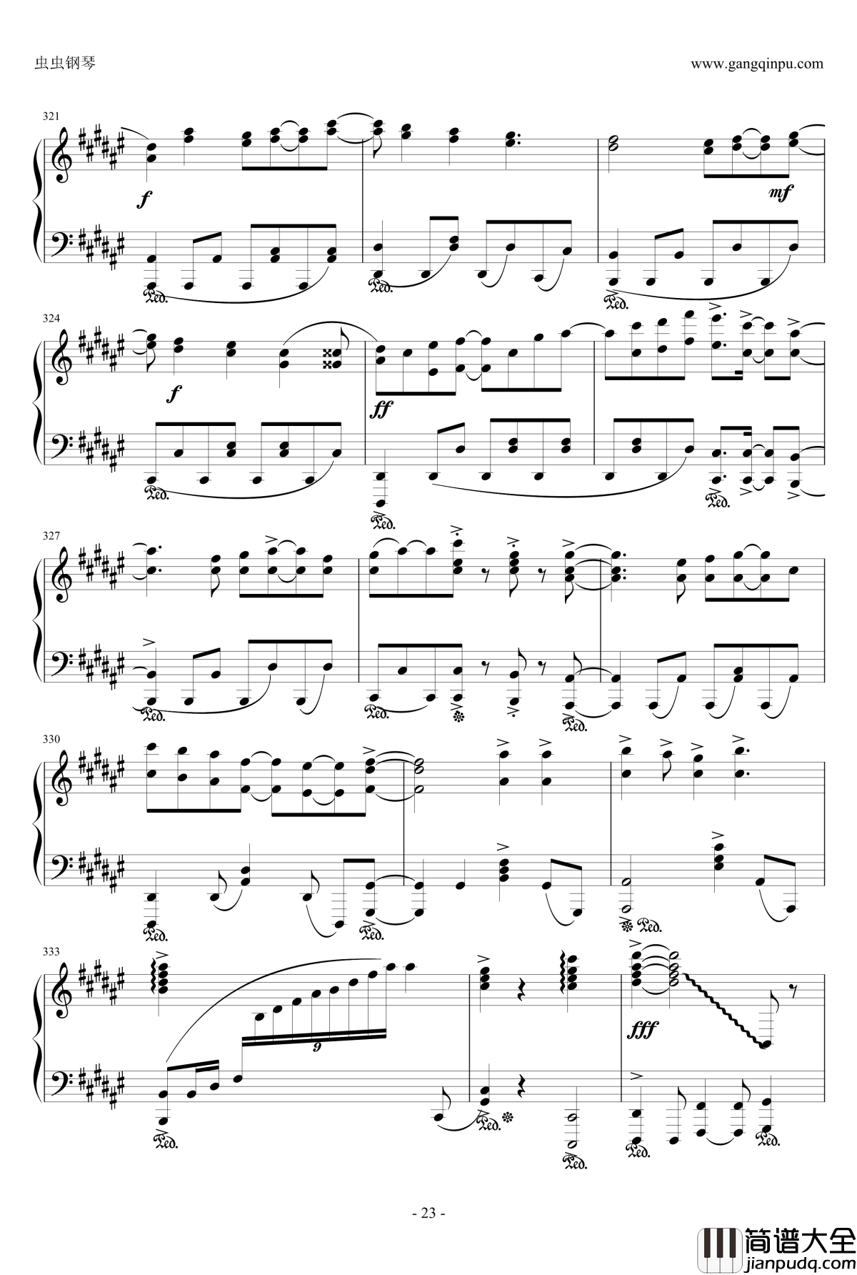 Night_of_knights钢琴谱_触手猴