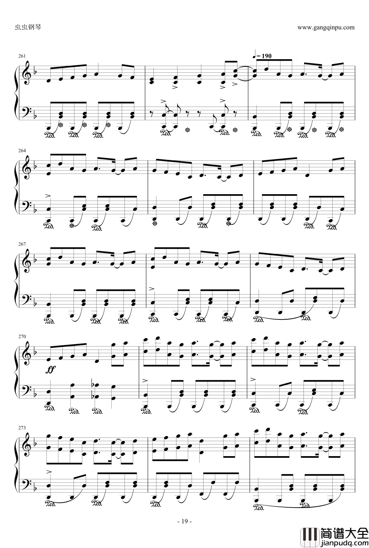 Night_of_knights钢琴谱_触手猴