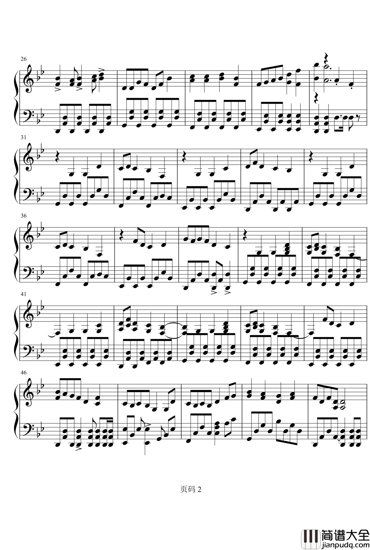 万神纪钢琴谱_独奏_星尘