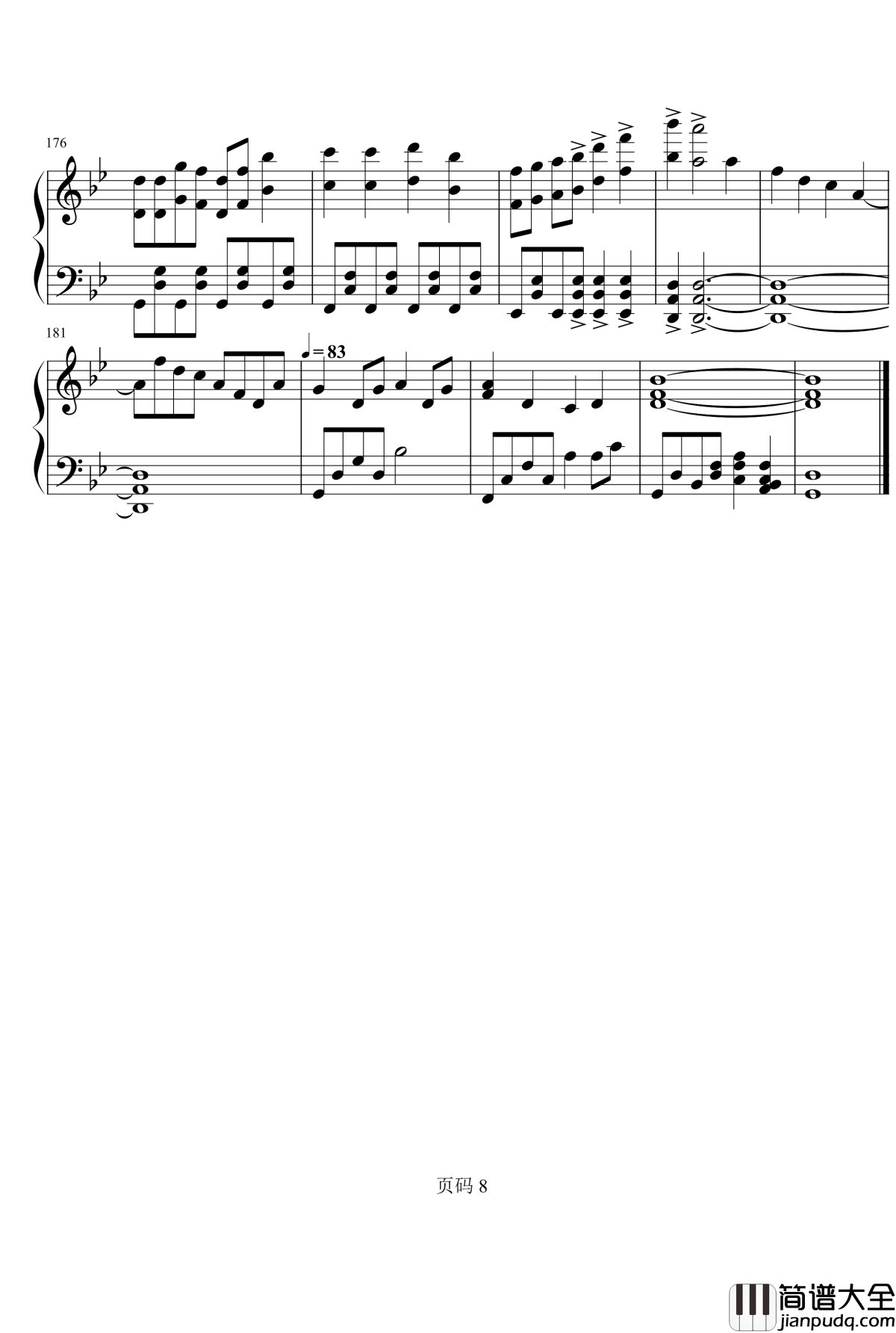 万神纪钢琴谱_独奏_星尘