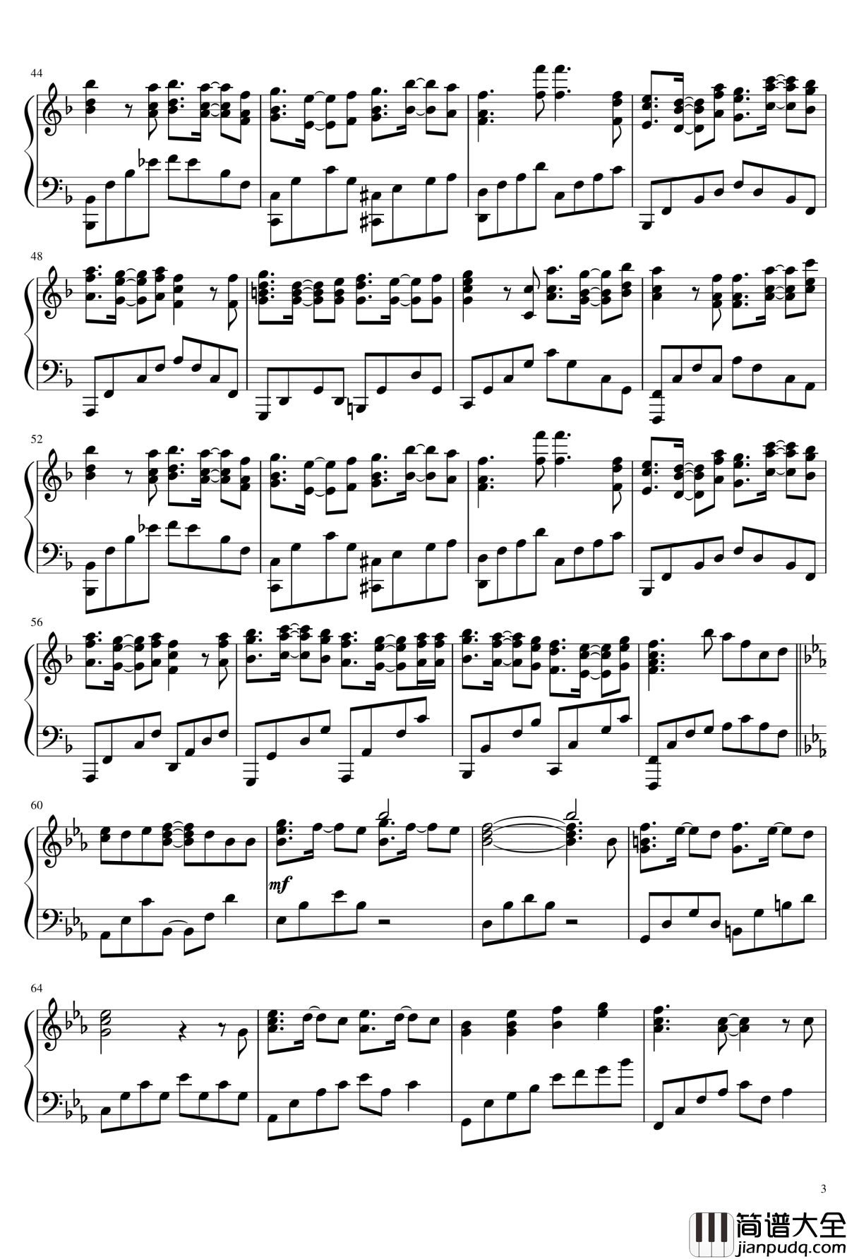 サヨナラの意味钢琴谱_乃木坂46