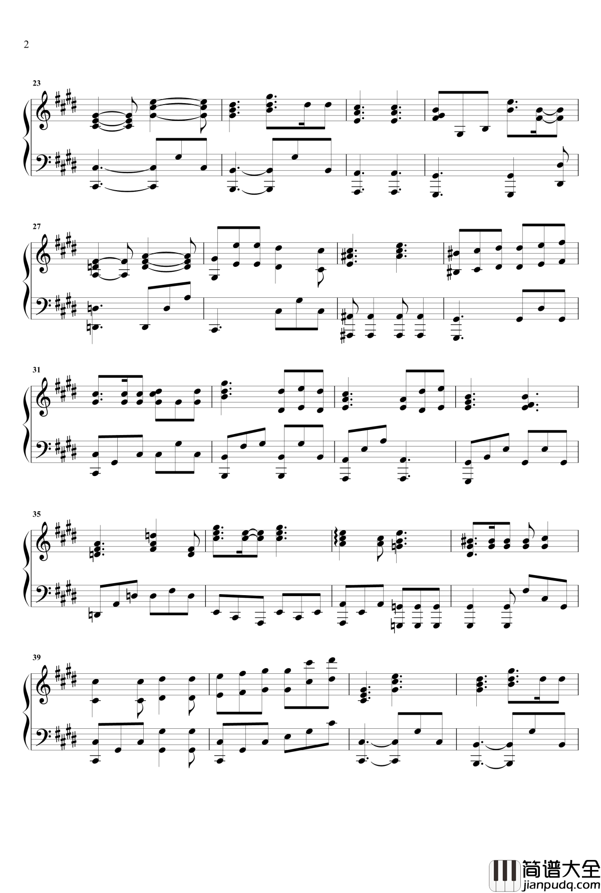 慢慢钢琴谱_伴奏谱_王乃恩