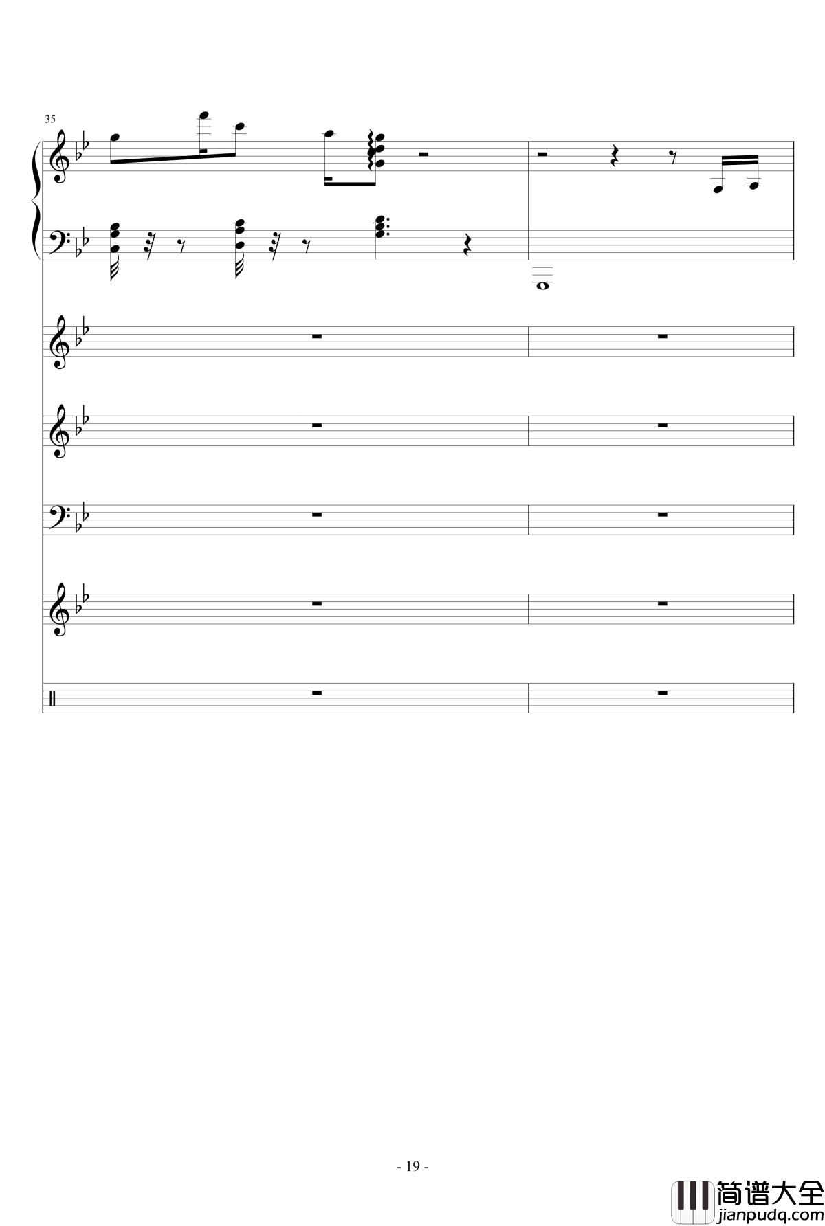 梦醒之秋钢琴谱_Ydolem