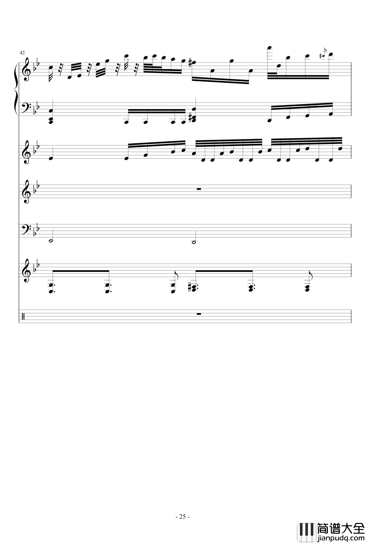 梦醒之秋钢琴谱_Ydolem