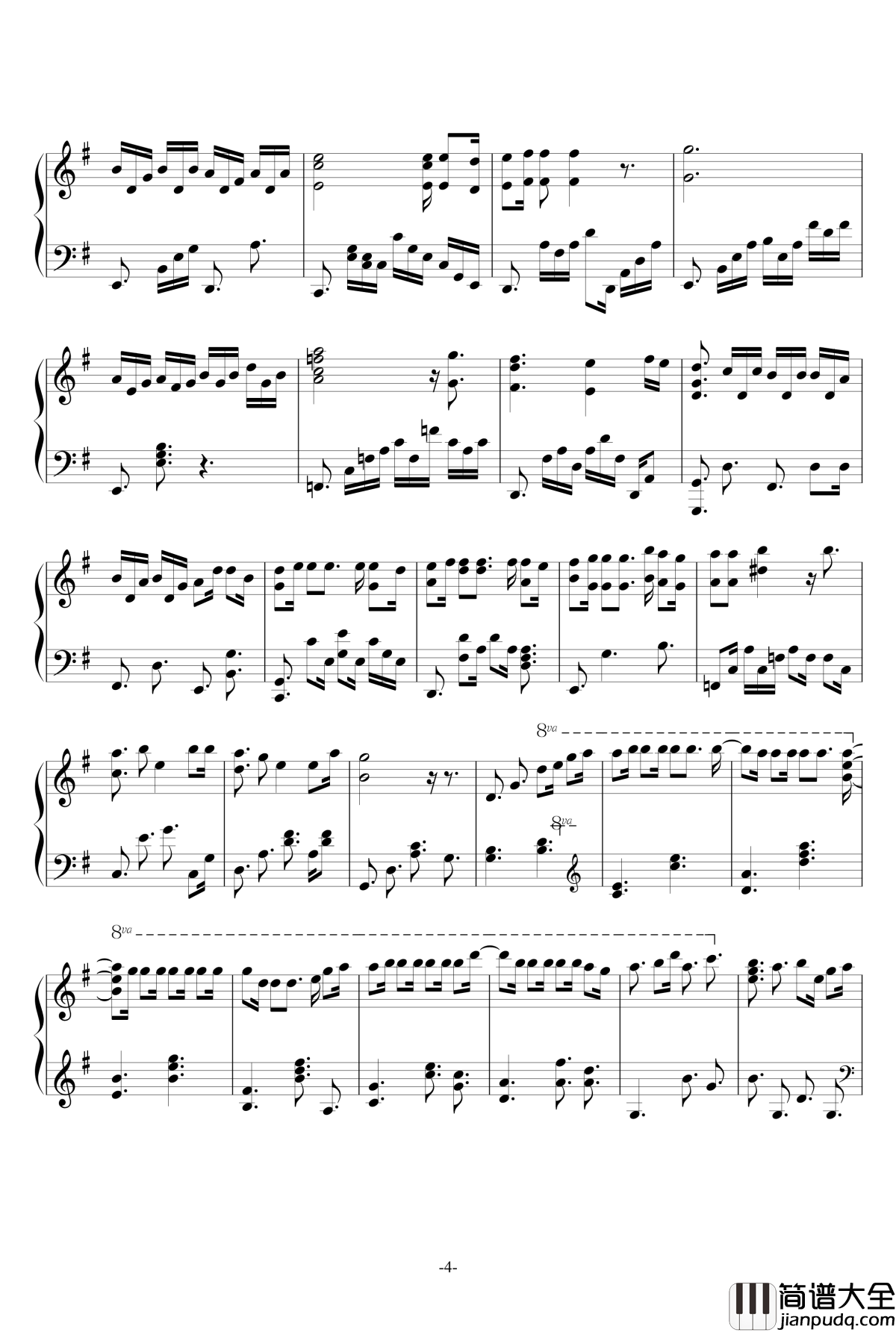 Secret_Base钢琴谱_Animenz