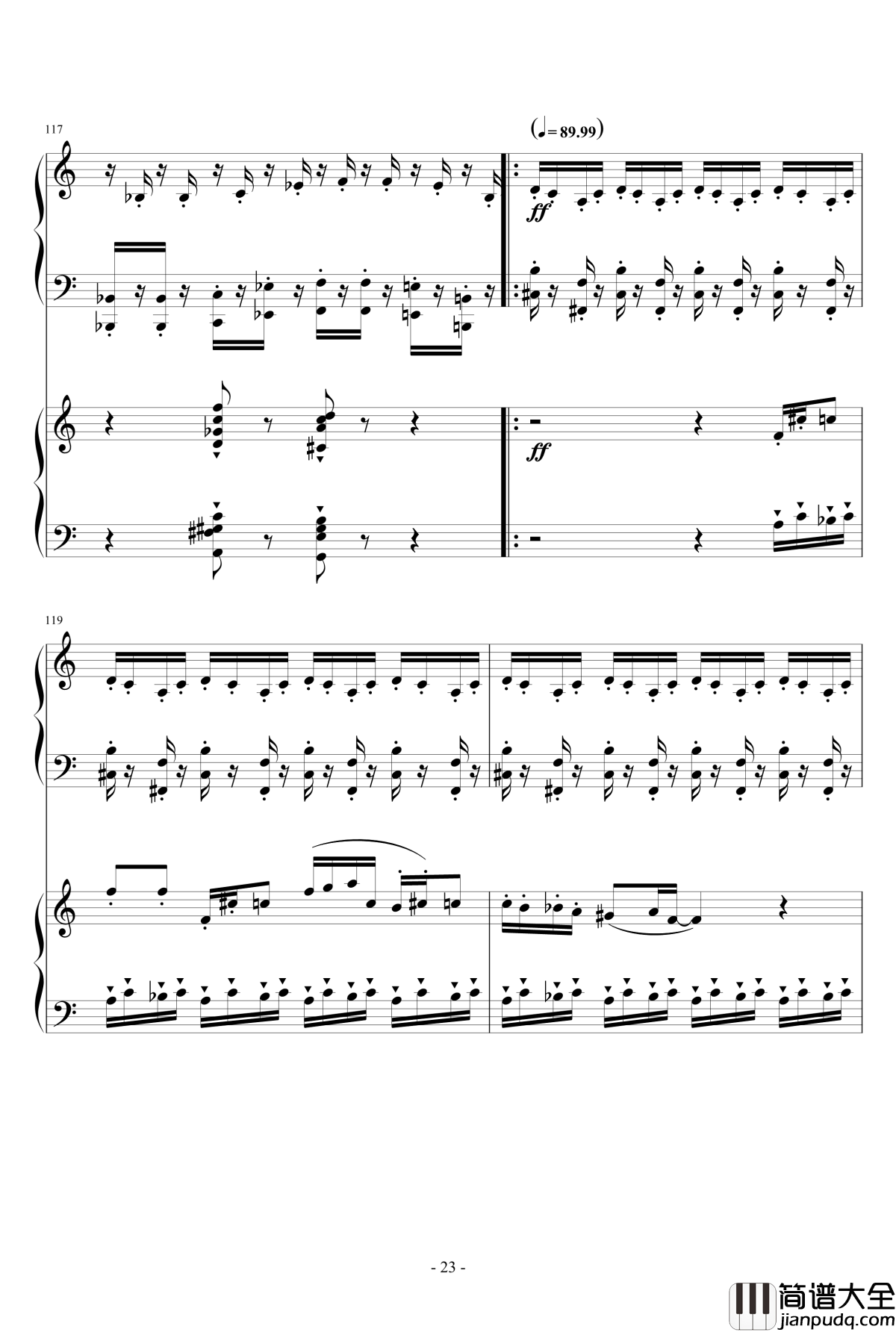 小温狂想曲2.12钢琴谱_旅游协奏曲_一个球