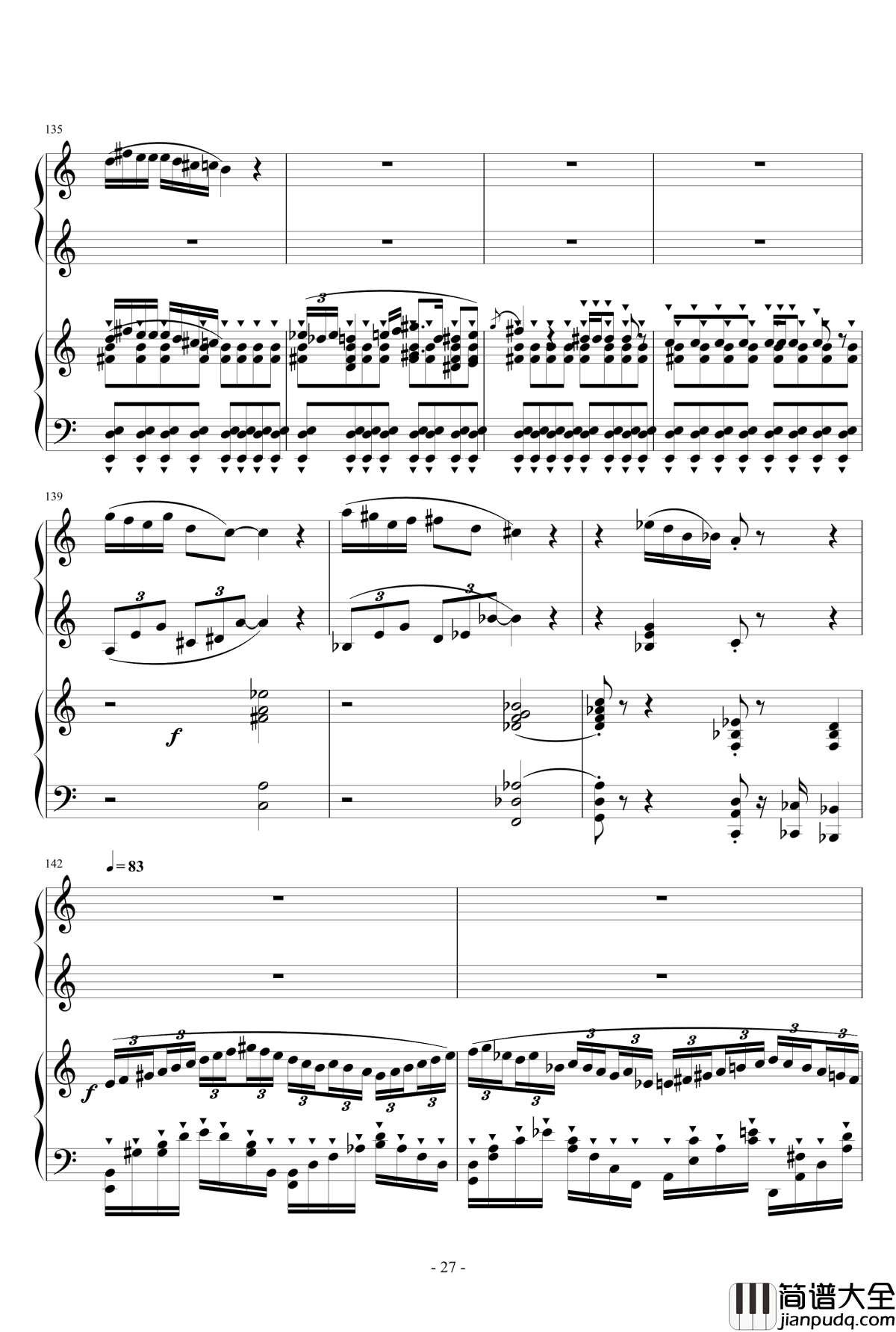 小温狂想曲2.12钢琴谱_旅游协奏曲_一个球