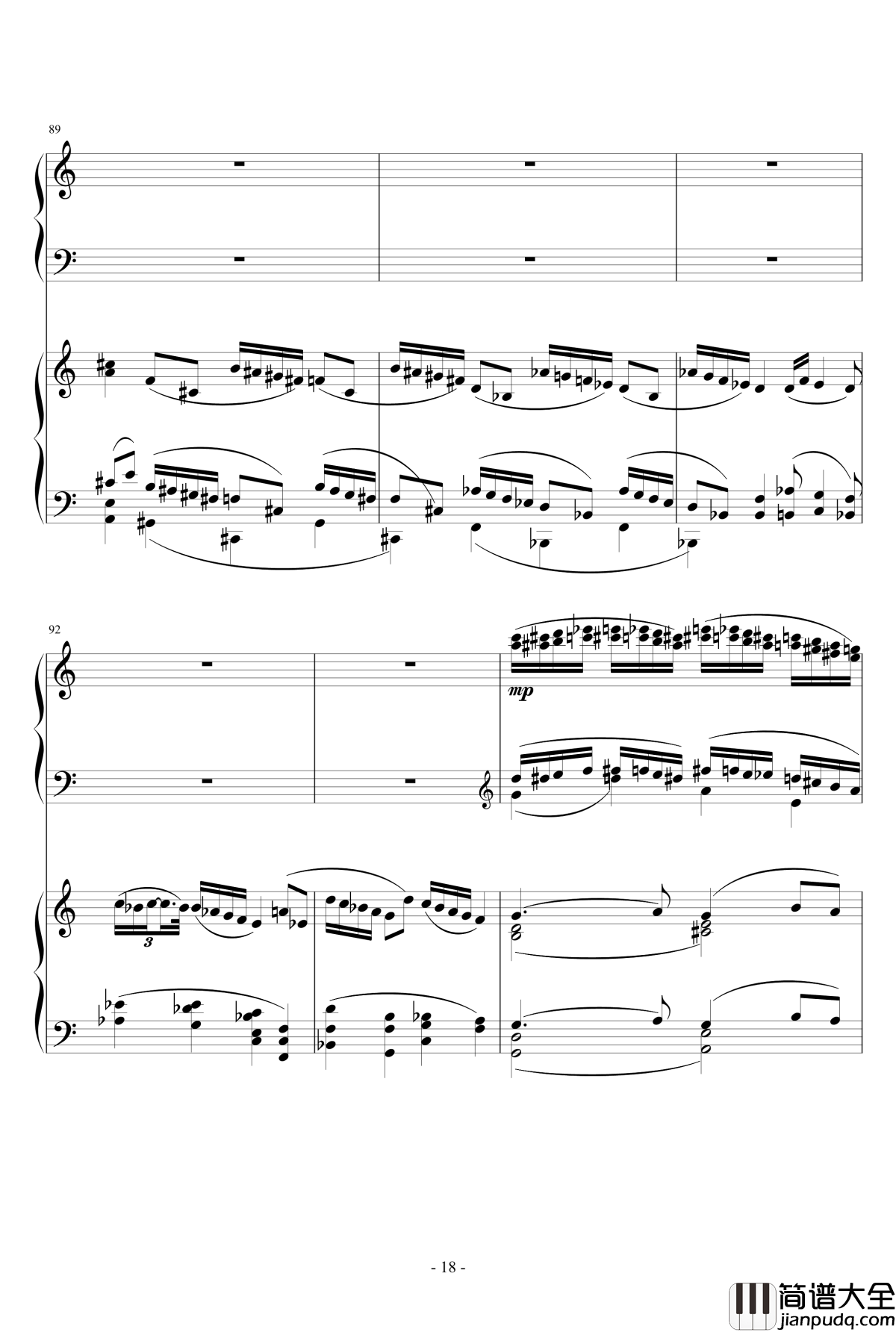 小温狂想曲2.12钢琴谱_旅游协奏曲_一个球