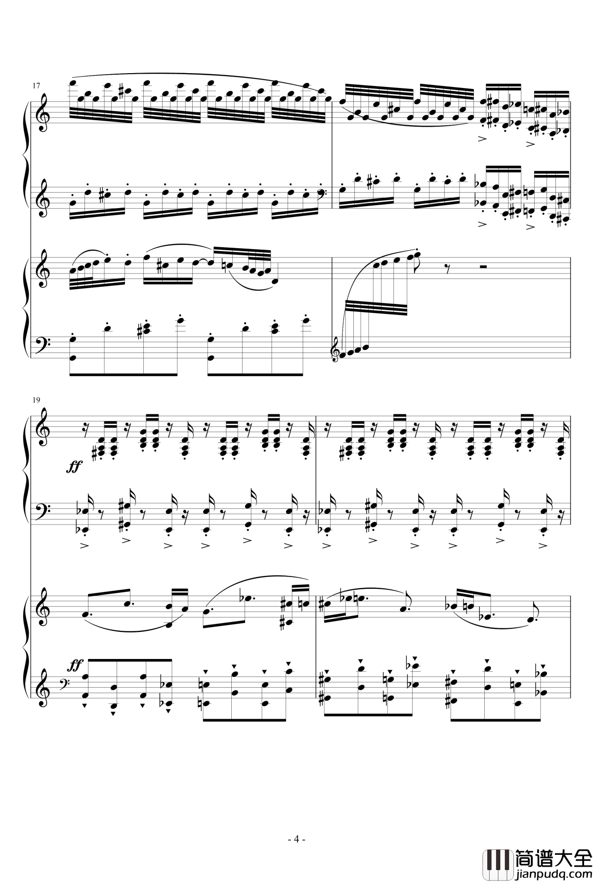 小温狂想曲2.12钢琴谱_旅游协奏曲_一个球