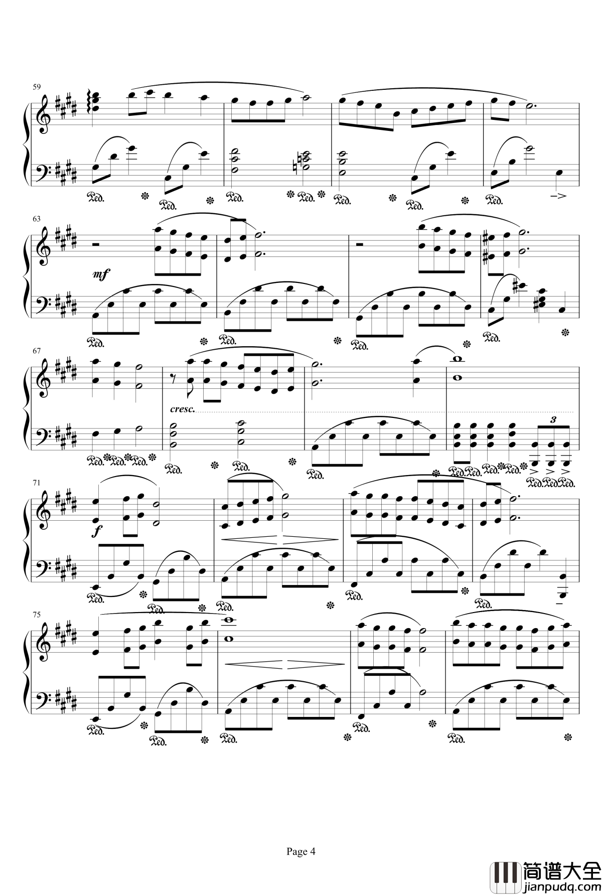 Melodies_of_Life钢琴谱_Main_Theme_of_Final_Fantasy_IX_最终幻想