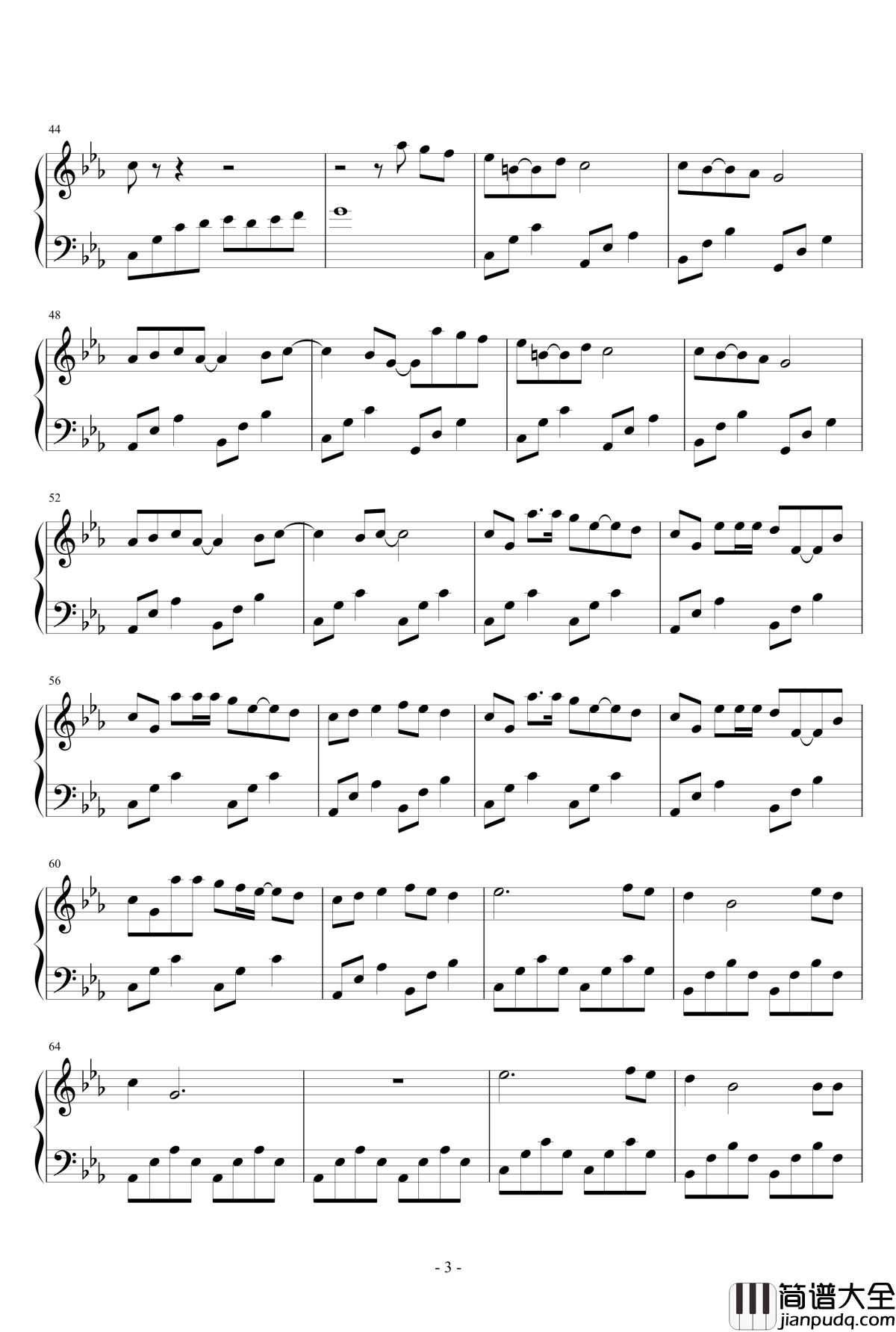 骨灰游戏钢琴谱_洛天依