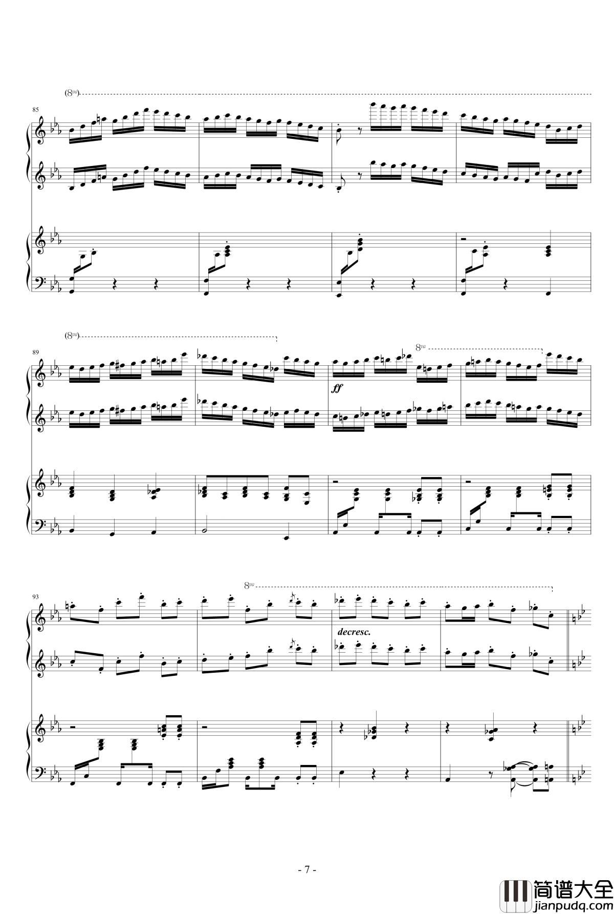 Toys_Etude_钢琴谱_For_Piano_Duet_Deemo