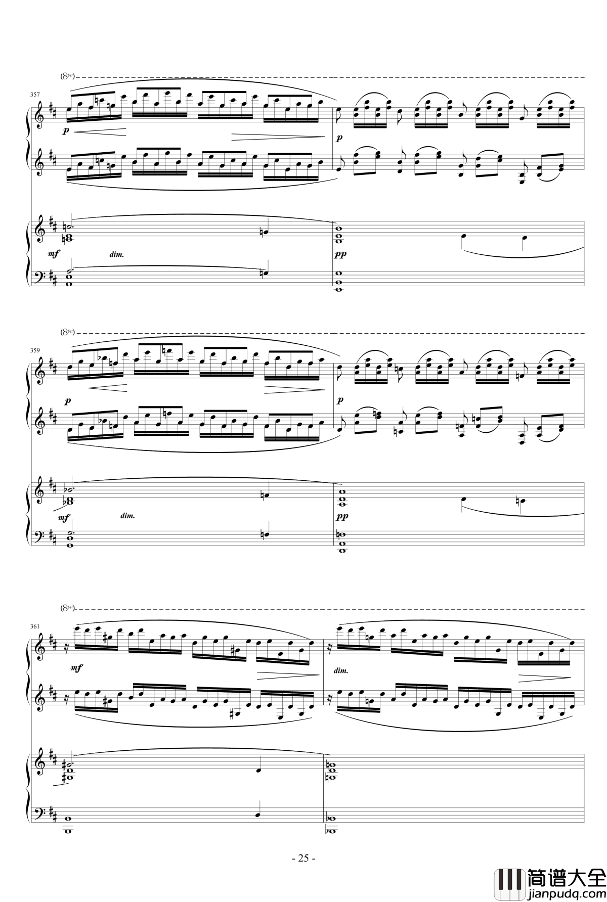 拉赫玛尼诺夫第一钢琴协奏曲_Op.1钢琴谱_拉赫马尼若夫